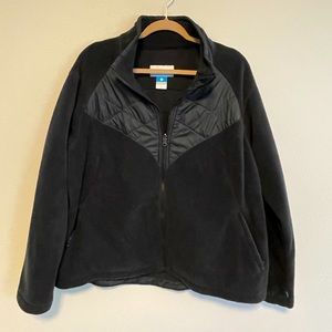 Columbia fleece 2x, black
